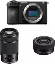 Sony A6700 + 16-50mm OSS II + 55-210mm OSS (Juodas) | (SEL55210/B) | (SELP16502) | (ILCE-6700B) | (Alpha 6700)