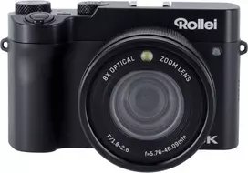 „Rollei - Powerflex 8X“ dviejų objektyvų skaitmeninis fotoaparatas