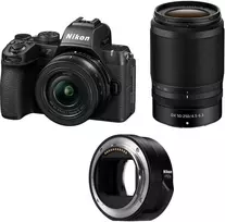 Nikon Z50 II (Z 50 II), (Z50II) + NIKKOR Z DX 16-50mm f/3.5-6.3 VR + NIKKOR Z DX 50-250mm f/4.5-6.3 VR + FTZ II Mount Adapteris