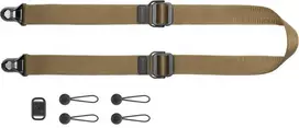 Peak Design SLIDE LITE COYOTE v3 kaklo arba peties dirželis lengviems fotoaparatams
