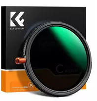 Hibridinis filtras 3in1 K&f 55 mm 55 mm Fader Nd2-32 + Cpl + Juodas Diffusion 1/4 / Kf01.2064
