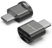 Atminties kortelių skaitytuvas USB-C/MicroSD Vention