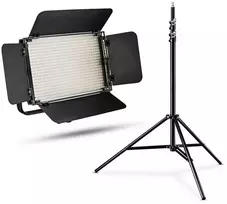 LED panelinė lempa su trikoju 600 pro KIT
