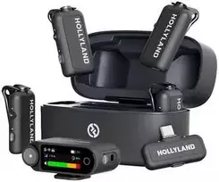 „Hollyland LARK MAX 2 Combo“ 4 asmenų versija su kamera ir imtuvu bei USB-C mikrofono imtuvu