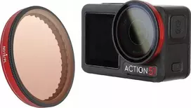 SunnyLife Filtras Hybrydowy 2w1 Polaryzacyjny Pl Nd16 Do Dji Osmo Action 5 Pro / 5pro / 4 / 3 / Fi903-16p