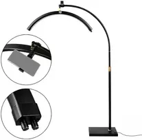Kosmetinė Lempa - MITOYA LED MĖNULIO ŠVIESA 2700-5600K Reguliuojamas Stovas Juodas