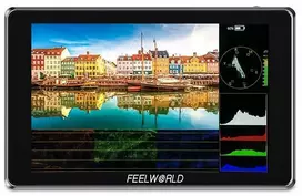 Monitorius - Feelworld S7 7" 1920x1200 1600nits HDMI 2.0 12G-SDI