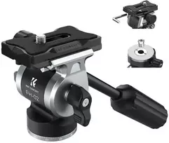 Stovas - K&F Concept FH-02 2D Aliuminio Lydinio 3kg Apkrovos Talpa