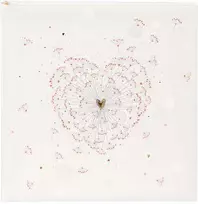 Albumas GOLDBUCH 08062 Golden heart 30x31/60psl |balti lapai| kampučiai/lipdukai
