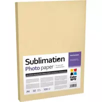 ColorWay PSM100050A4 | Sublimacinis fotopopierius 50 vnt. | 100 g/m² | A4 | A4