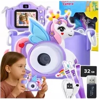 Vaikiškas fotoaparatas VF7 Unicorn Violetinė