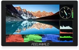 Kameros Monitorius - Feelworld P6X 5.5'' 4K Jutiklinis Ekranas HDMI 2.0 Aktyvus Aušinimas