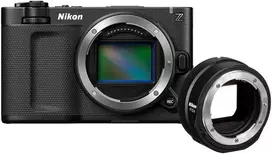 Nikon ZR + FTZ II Mount Adapteris (Juodas)