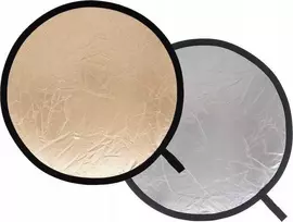 Fotografijos reflektorius - Lastolite Blenda składana 95cm Sunfire/Sidabrinis