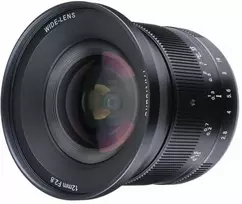 Kameros objektyvas - 7Artisans 12mm F2.8 II Canon EOS-R plataus kampo objektyvas