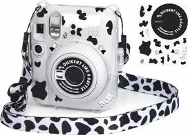 LoveInstant Dėklo dangtelis, skirtas Fujifilm Instax Mini 12 + Lipdukai / Fudge