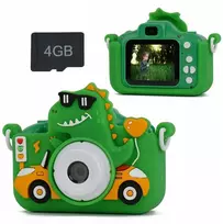 Xrec Aparat Skaitmeninis XREC X2 48MP Kamera 1080p dla Dziecka 5x Gry MP3 + Karta 4GB / XREC X2 / Dinozaur Žalias