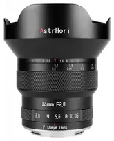 Fotoaparato objektyvas - AstrHori MF 12mm f/2.8 Fisheye objektyvas Sony E
