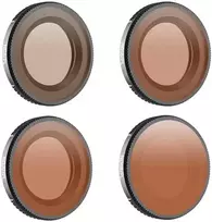 4 „Sunnylife ND8/PL + ND16/PL + ND32/PL + ND64/PL“ filtrų rinkinys, skirtas „Osmo Nano“