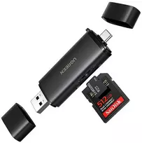 Ugreen 2in1 USB-C / USB-A SD 4.0 UHS-II Card Reader - Juodas
