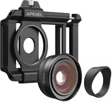 Fotoaparato Objektyvas - Apexel APL-ZM100 10-20x Makro Objektyvas f/1.05 išmaniesiems telefonams