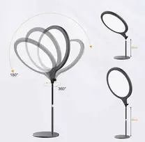 Apšvietimo įranga - ULANZI VIJIM K1 LED žiedinė šviesa 3200-6500K, 120 LED