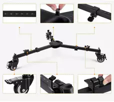 Fotografijos Įranga - K&F Concept MS30 Tripod Dolly 20kg Load 76mm Wheels