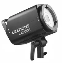 Apšvietimo įranga - Godox Litemons LA200R K2 RGB LED vaizdo šviesos 2 šviesų rinkinys juodas