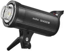 Studijos blykstės rinkinys - Godox SK400IIV D 3 blykstės įrenginiai, šviesos stovai, minkštas dėklas, skėčiai