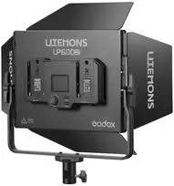 Apšvietimo įranga - Godox LP600Bi K3 dviejų spalvų LED šviesos panelė 3 šviesų rinkinys juodas