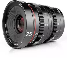 Objektyvas - Meike MK 25mm T2.2 Micro 4/3, rankinis fokusavimas, mažo dispersijos stiklas