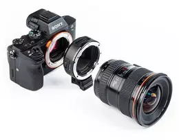 Objektyvas Adapteris - Viltrox EF E5 Canon EF/EF S į Sony E tvirtinimo adapterį, automatinis fokusavimas, OLED ekranas