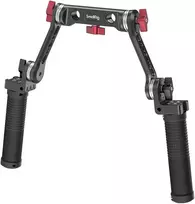 Kameros priedai - SmallRig 2002 rozetės rankenos rinkinys 15mm strypų sistema juoda