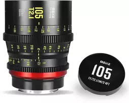 Objektyvas - Meike MK 105mm T2.1 Canon EF Mount, T2.1-T22, 100cm fokusavimo atstumas