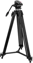 Trikojis - Caruba Videostar 177 Pro Fluid Head Tripod 4kg 80-180cm