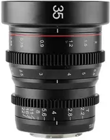 Objektyvas - Meike MK 35mm T2.2 Sony E Mount, T2.2 diafragma, 22cm min fokusavimo atstumas
