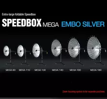 Apšvietimo Įranga - SMDV Speedbox Mega 90 Deep Softbox 90cm Sidabrinis
