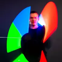Apšvietimo įranga - Caruba 60cm RGB LED vamzdis nešiojamas šviesos reguliuojamos spalvos