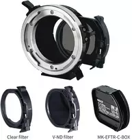 Adapteris - Meike MK PLTZ C Drop-in filtro tvirtinimas Nikon Z, UV ir ND filtras