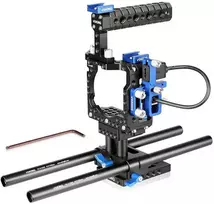 Kamera - Meike VK A6500B Video Cage (Opruiming, Sony A6500/A6300/A6000, with handle)