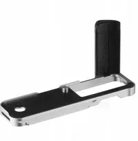 Fotoaparato priedas - JJC HG X100VI rankena aliuminio lydinys ARCA Swiss sidabrinė