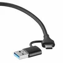 Atminties kortelių skaitytuvas - JJC CR CFB kortelių skaitytuvas USB 3.2 Gen2 Type C/USB A juodas