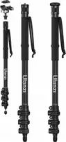 Stovas - Ulanzi TT35 anglies pluošto fotoaparato stovas 49-130 cm 360° panoraminis galvutė