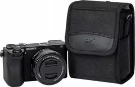 Kameros dėklas - JJC OC FX1 Compact Camera Pouch, poliesteris, reguliuojama juosta, juoda