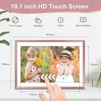 Nuotraukų rėmelis 10.1" WiFi skaitmeninis rėmelis 32GB su atmintimi