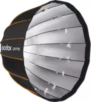 Apšvietimo įranga - Godox Quick Release Parabolic Softbox QR PF90 Profoto, minkštas tolygus apšvietimas