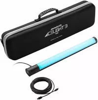 Multiblitz Acme United Corporation Apšvietimo Įranga - WESTCOTT Tuba LED Ice Light 3 RGBWW 2700K–6500K USB-C Juoda