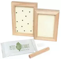 Home Styling Collection „Petit Artichaut“ dviejų dalių paveikslas ir nuotraukų rėmelis – širdelės