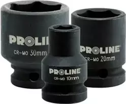 Nasadka 1/2 colio 10 mm proline šešiakampė smūginė galvutė, chromo-mo