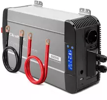 Qoltec Pure Sine Wave | 12V na 230V | 3000/6000W | UPS BYPASS